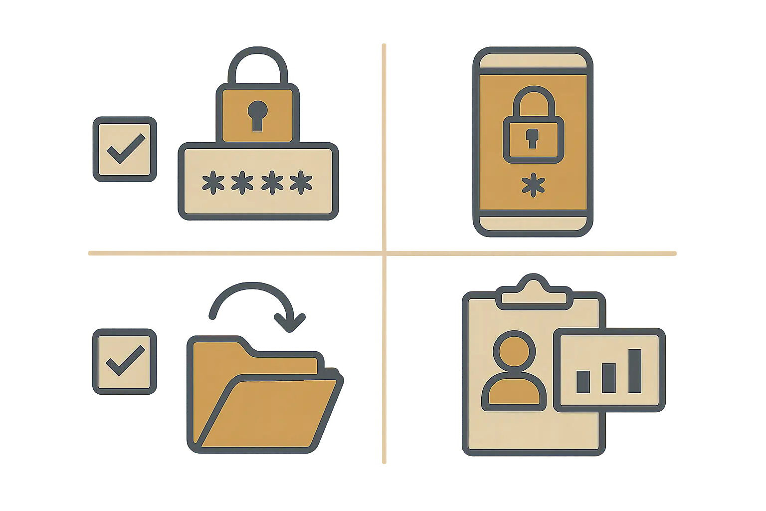 Buenas prácticas de privacidad y seguridad para proteger tu tesis en herramientas digitales: autenticación, copias de seguridad y anonimización