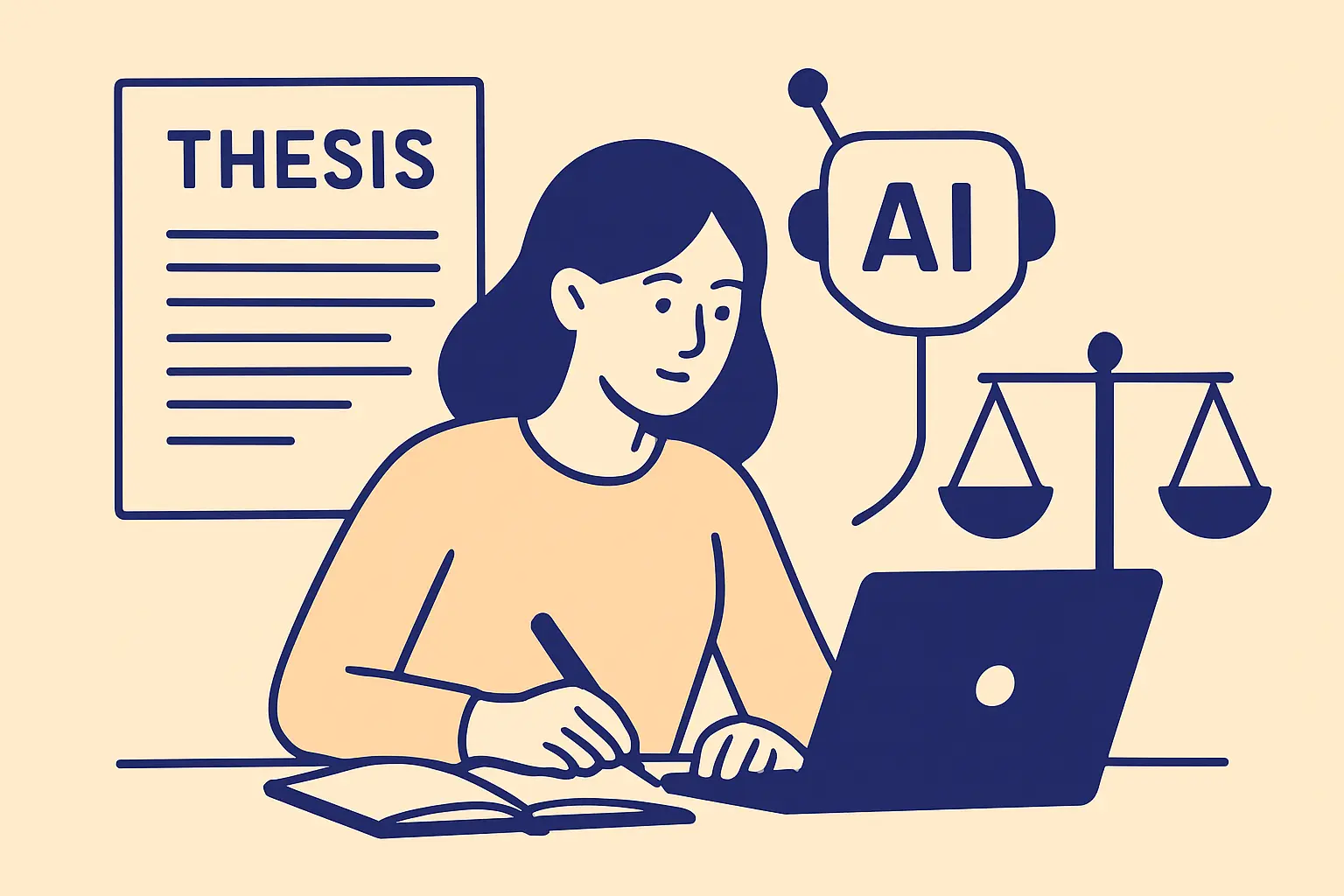 Escribir la Tesis con Inteligencia Artificial 2026: Ventajas, Límites y Buenas Prácticas